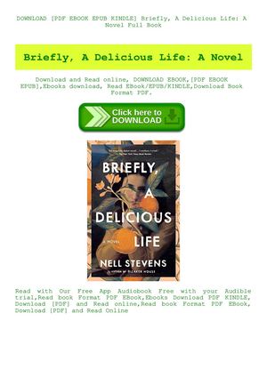Briefly A Delicious Life A Novel