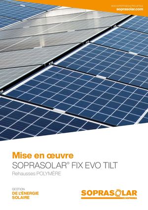 Notice De Pose Soprasolar Fix Evo Tilt Bitume - Version Polyme╠Çre - Avril 2023 - Low
