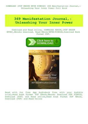 369 Manifestation Journal Unleashing Your Inner Power