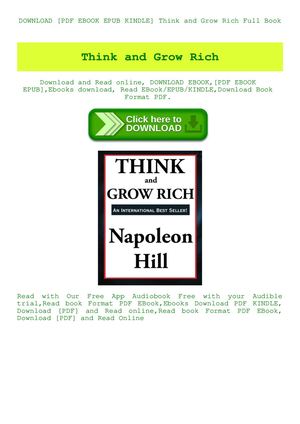 Think And Grow Rich
