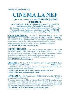 Programme La Nef Grenoble(45)