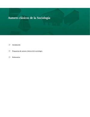 3 Autores Clásicos De La Sociología