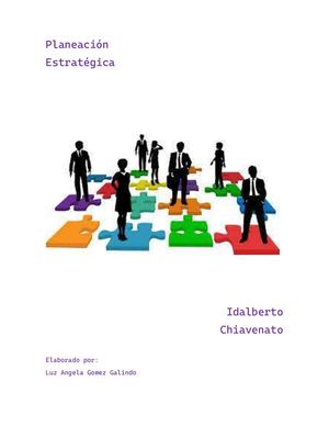 Planeación Estrategica Idalberto Chiavenato