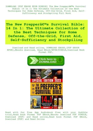 Calaméo - The New Prepperã¢â€â™s Survival Bible 14 In 1 The Ultimate ...