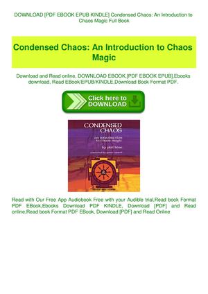 Condensed Chaos An Introduction To Chaos Magic