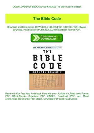 The Bible Code