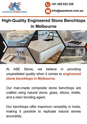 High Quality Engineered Stone Benchtops In Melbourne