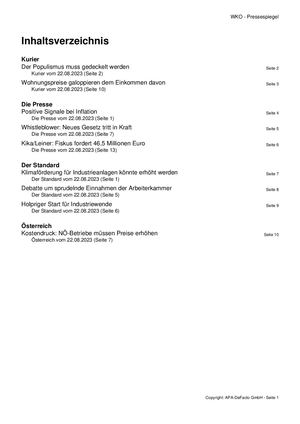 Pressespiegel 20230822