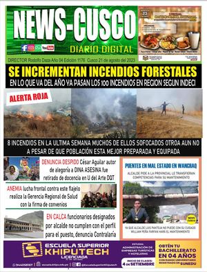 NEWS CUSCO 22 De Agosto