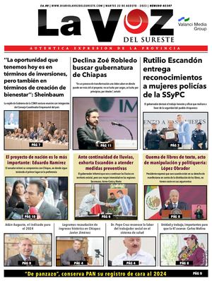 La Voz del Sureste 22 08 2023