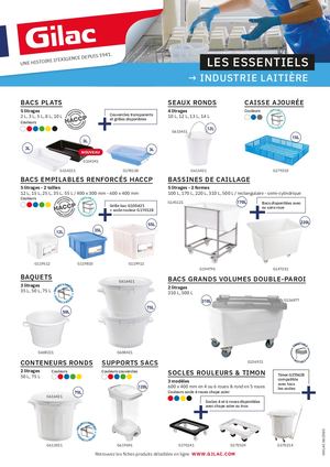 Gilac Les Essentiels INDUSTRIE LAITIERE 052023 ESHOP