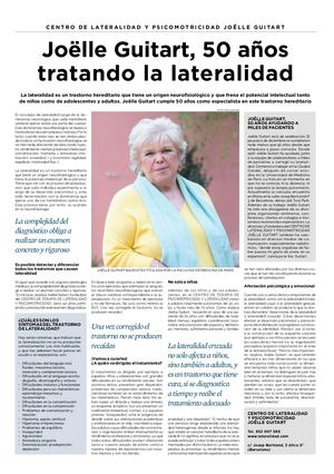 La Vanguardia: Lateralidad Joëlle Guitart