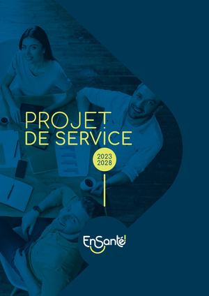 EnSanté Projet De Service 2023 2028