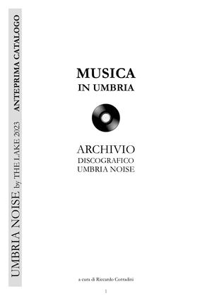 Anteprima Catalogo Umbria Noise 2023