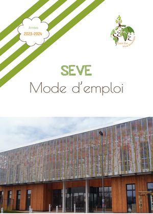 Seve Mode D'emploi 2023-2024
