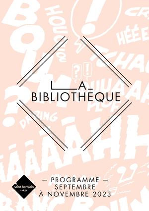 Programme de septembre à novembre 2023