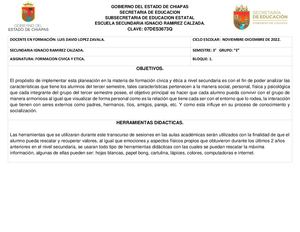 Planeacion Didactica