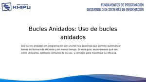 S44 Práctica Dirigida Haciendo Bucles Anidados
