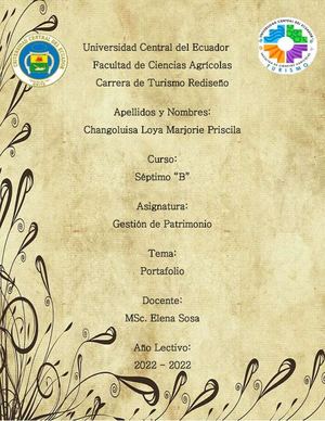 Portafolio Gestión de Patrimonio