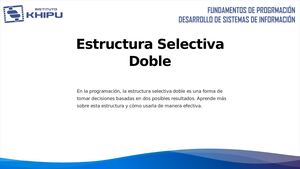 S21 Estructura Selectiva Doble