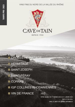 CAVE DE TAIN_Tarifs Pro 2023 Brochure 148x210