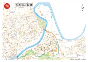 Plan du quartier La Mouline Le Gô