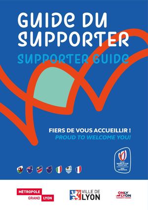 Coupe du monde de Rugby France 2023 - Guide du Supporter