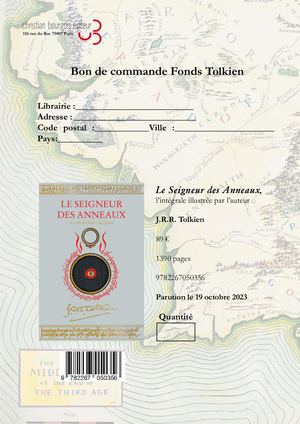 Bon De Commande Tolkien Christian Bourgois Éditeur