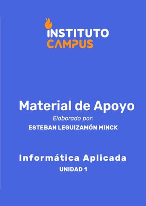 Informática Aplicada Unidad 1