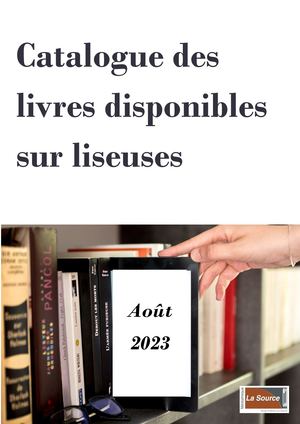 Catalogue Liseuses 2023