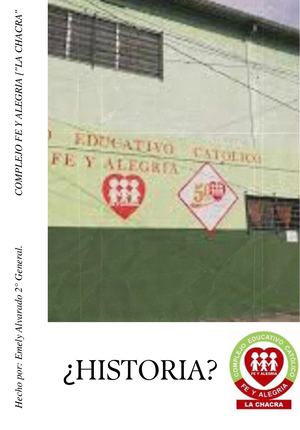 Historia De Fe Y Alegria Emely Alvarado 2°g (2)