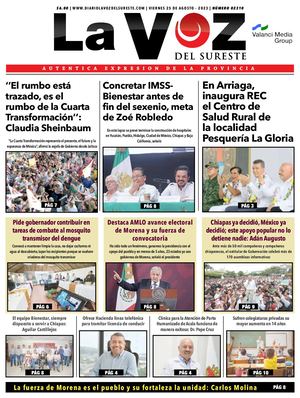 La Voz del Sureste 25 08 2023