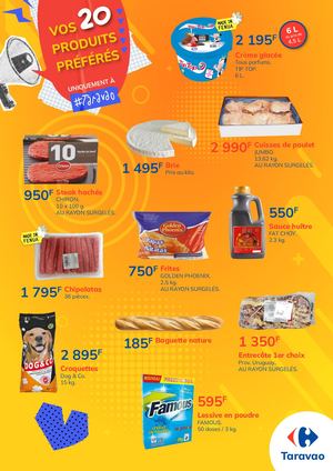 20 produits CRF Taravao