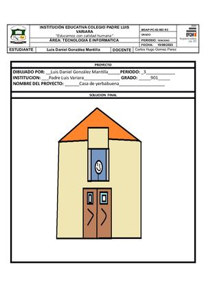 Membrete Institución Educativa Colegio Padre Luis Variara