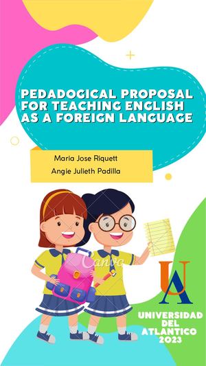 Pedagogical Proposal For Teaching English