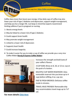 Benefits Of Drinking Coffee