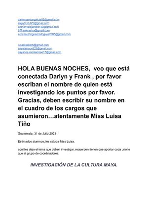 LOS MAYAS LA CIVILIZACIÓN MESOAMERICANA QUE SE DESARROLLÓ EN GUATEMALA