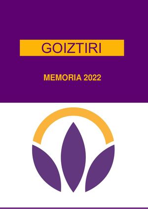 Memoria 2022