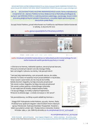 SZCZUR BAŁTYCKIEJ KUZYNKI MORAWIECKIEGO FO von Stefan Kosiewski SSetKh PANDEMIA PSYCHOZY ZR Ja jestem Novak ZECh 20220117 ME