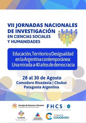 Programa VII Jornadas Nacionales de Investigación en Cs. Sociales y Humanidades