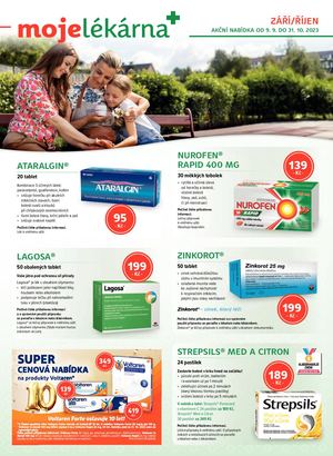 Moje lékárna - akční nabídka 9. 9. 2023 - 31. 10. 2023