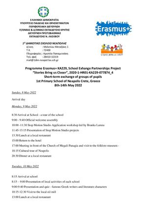 Official Programme LTTA Greece