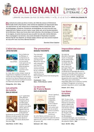 Journal Rentrée littéraire 2023