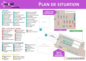 Plan des associations participantes - Forum 2023