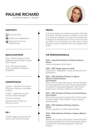Cv Pauline Richard 2023
