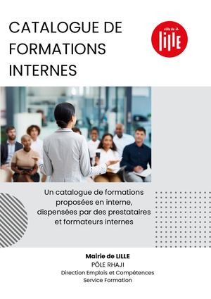 Catalogue De Formations Internes