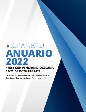 Anuario 115ta Convencion Diocesana 2022