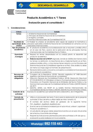 Contabilidad Gubernamental I PA1