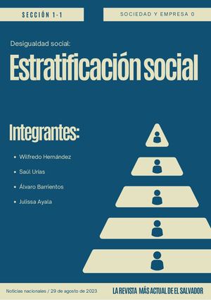 Estratificación Social