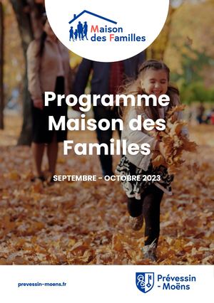 Programme Mdf Septembre Octobre 2023